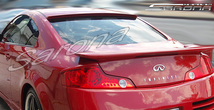 Custom G35 Coupe Roof Wing  (2003 - 2007) - $299.00 (Manufacturer Sarona, Part #IF-010-RW)